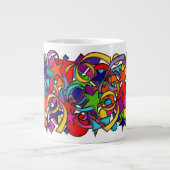 Het leven is een feest jumbo mok (Voorkant)