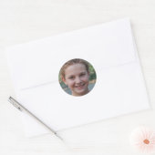 Het leven is een geschenk ronde sticker (Envelop)