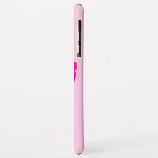 Het leven is een goed hart Aangepaste naam Hoesje (Achterkant/links)