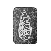 Het leven is een groot avontuur badmat (Voorkant Verticaal)