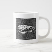 Het leven is een groot avontuur jumbo beker (Rechts)