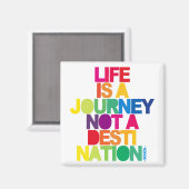 Het leven is een Jurney Magneet (Voorkant / Achterkant)