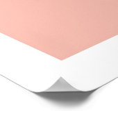 Het leven is een kort dessert eerste blush-Poster Poster (Hoek)