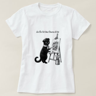 HET LEVEN IS EEN KUNSTWERK T-SHIRT