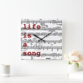 het leven is een lied en dan zingen vierkante klok (Huis)