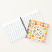 Het leven is een mooi glimlachend gezicht Emoji No Notitieboek (Binnen)