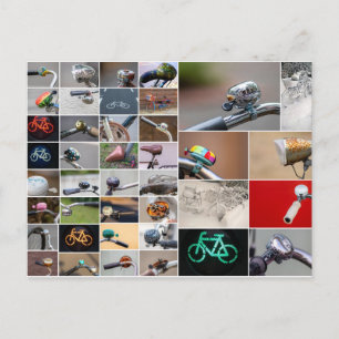 Het leven is een mooie rit op een fiets! briefkaart