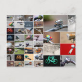 Het leven is een mooie rit op een fiets! briefkaart (Voorkant)