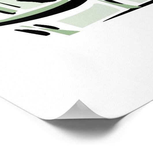 Het leven is een Onderzetter. Geniet van de Ride! Poster (Hoek)