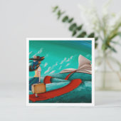 Het leven is een open boek - Mini Print (Staand voorkant)