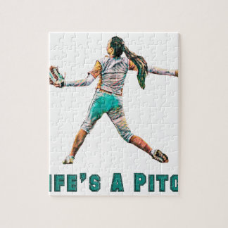 Het leven is een pitch legpuzzel