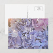 Het leven is een prachtig Briefkaart (Voorkant / Achterkant)