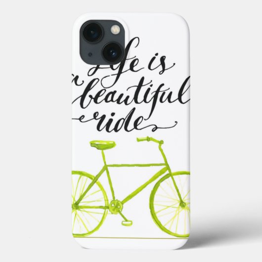 Het leven is een prachtig ride Lime Green Case-Mate iPhone Case (Achterkant)