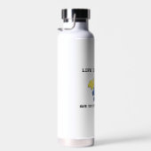 Het leven is een raadsel, heb je het al ontdekt? waterfles (Rechts)