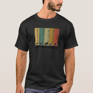 Het leven is een reeks keuzes Golfspeler die Pu Go T-shirt