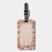 Het leven is een reis bagagelabel (Voorkant verticaal)