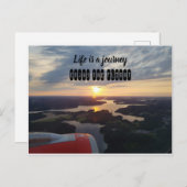 Het leven is een reis briefkaart (Voorkant / Achterkant)