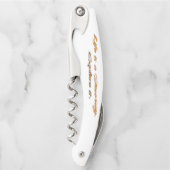 Het leven is een reis kurkentrekker (Voorkant)