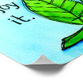 Het leven is een reis poster (Hoek)