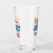 Het leven is een reis quote glas (Links)