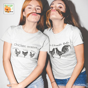 Het leven is een Scrumble hen gekke dame grappige  T-shirt