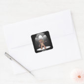 Het leven is een Song Square Sticker (Envelop)