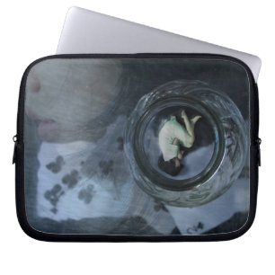 Het leven is een spel laptop sleeve