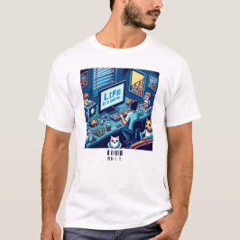 Het leven is een spel.. #Part2 (8bit) (gamer t-shi T-shirt