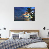 Het leven is een strand - Canvas Print (Insitu (Slaapkamer))