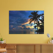 Het leven is een strand - Canvas Print (Insitu (Woonkamer))