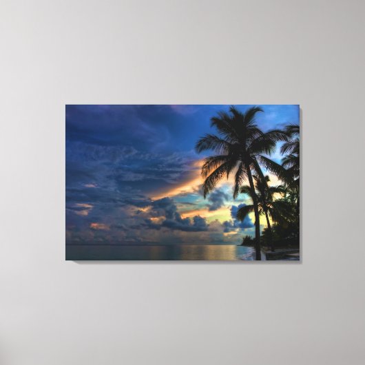 Het leven is een strand - Canvas Print (Voorkant)