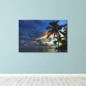 Het leven is een strand - Canvas Print (Insitu (Houten vloer))
