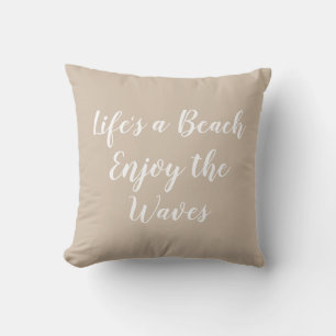 Het leven is een Strand geniet van het Strand van Kussen