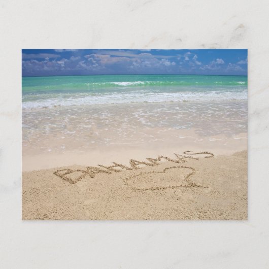 Het leven is een strand, groeten vanuit de Bahama' Briefkaart (Voorkant)