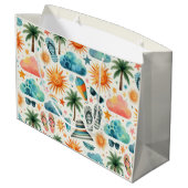 Het leven is een strand groot cadeauzakje (Achterkant Gekanteld)