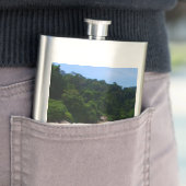 Het leven is een strand heupfles (Voorbeeld)