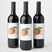 Het leven is een strand wijn etiket (Flessen)