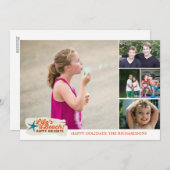 Het leven is een strand! x5 feestdagenkaart (Voorkant / Achterkant)