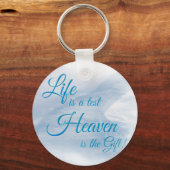 Het leven is een testhemel is het Sleutelhanger va (Voorkant)