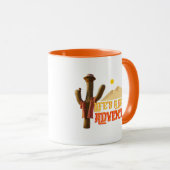 Het leven is een woestijn avontuur mok (Voorkant rechts)