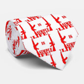 Het leven is eenvoudig AK-47 AR-15 Stropdas (Opgerold)