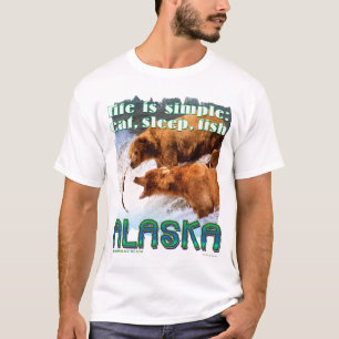 Het leven is eenvoudig t-shirt