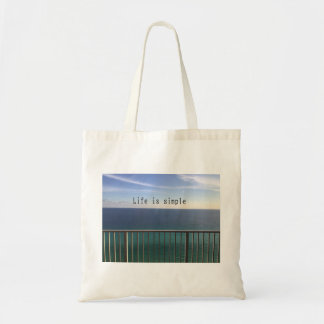 Het leven is eenvoudig tote bag