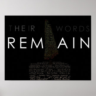 Het leven is ephemeral poster