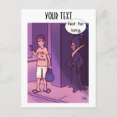 Het leven is goed briefkaart (Voorkant)