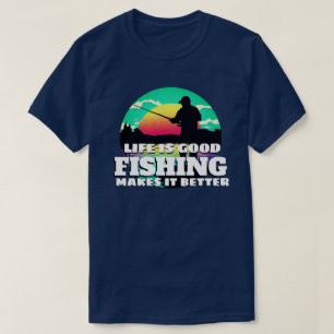 Het leven is goed Gevist T-shirt