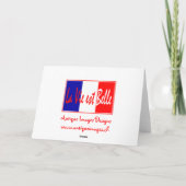 Het leven is Goed! Haal voordeel uit het - het Kaart (Achterkant)