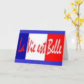 Het leven is Goed! Haal voordeel uit het - het Kaart (Gele Bloem)