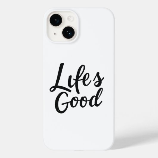 Het leven is goed i-Phone Case (Achterkant)