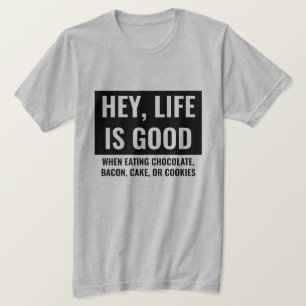 Het leven is goed Motivatie en Inspirerend T-shirt